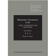 Modern Criminal Law(American Casebook Series)