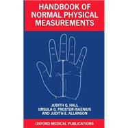 Handbook of Normal Physical Measurements