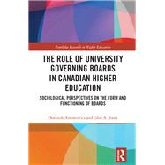 The Role of University Governing Boards in Canadian Higher Education