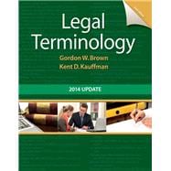 Legal Terminology 2014 Update