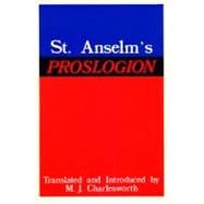 St. Anselm's Proslogion