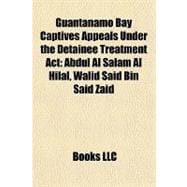 Guantanamo Bay Captives Appeals under the Detainee Treatment Act : Abdul Al Salam Al Hilal, Walid Said Bin Said Zaid