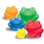 Funtastic Frogs: Set of 48 Medium Frogs in 6 Bright Colors