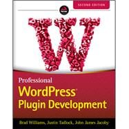 Professional WordPress Plugin Development,9781119666981
