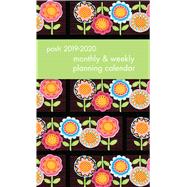 Posh Flower Power Monthly/Weekly Planning 2019-2020 Calendar