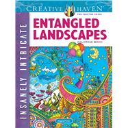Creative Haven Insanely Intricate Entangled Landscapes Coloring Book
