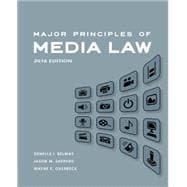 Major Principles of Media Law, 2016