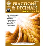 Fractions & Decimals Quick Starts, Grades 4-8+