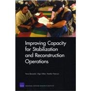 Improving Capacity for Stabilization and Reconstruction Operations