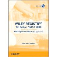 Wiley Registry of Mass Spectral Data, 9th Ed. with NIST 2008 (Upgrade)