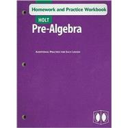 Pre-algebra, Grades 6-8 Homework and Practice Worbook