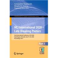 HCI International 2020 – Late Breaking Posters