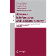 Advances in Information and Computer Security : First International Workshop on Security, IWSEC 2006, Kyoto, Japan, October 23-24, 2006, Proceedings