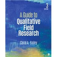 A Guide to Qualitative Field Research