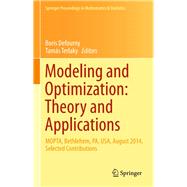 Modeling and Optimization: Theory and Applications