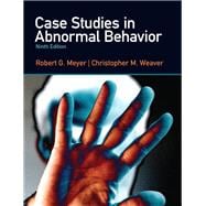 Case Studies in Abnormal Behavior,9780205036998