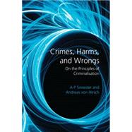 Crimes, Harms, and Wrongs On the Principles of Criminalisation