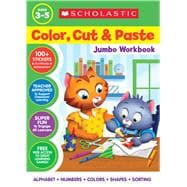 Color, Cut & Paste Jumbo Workbook