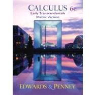 Calculus, Early Transcendentals Matrix Version
