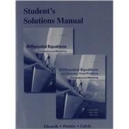Student Solutions Manual for Differential Equations Computing and Modeling and Differential Equations and Boundary Value Problems: Computing and Modeling
