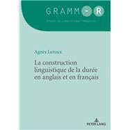 La Construction Linguistique De La Durée En Anglais Et En Français