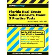 CliffsTestPrep Florida Real Estate Sales Associate Exam : 5 Practice Tests