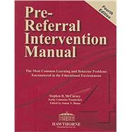 Pre-Referral Intervention Manual [With CD (Audio)]