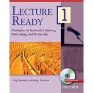 Lecture Ready 1 Student Book with DVD : Strategies for Academic Listening, Note-taking, and Discussion
