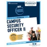 Campus Security Officer II (C-1700) Passbooks Study Guide