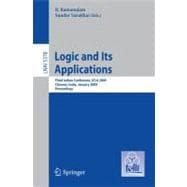 Logic and Its Applications : Third Indian Conference, ICLA 2009, Chennai, India, January 7-11, 2009, Proceedings