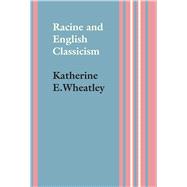 Racine and English Classicism