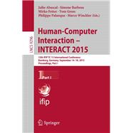 Human-computer Interaction Interact 2015