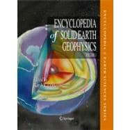 Encyclopedia of Solid Earth Geophysics