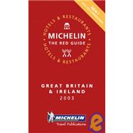 Michelin Red Guide 2003 Great Britain & Ireland