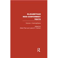 Elizabethan Non-Conformist Texts