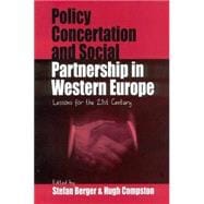 Policy Concertation and Social Partnership in Western Europe