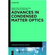 Advances in Condensed Matter Optics