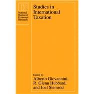 Studies in International Taxation