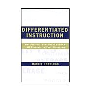 Differentiated Instruction Meeting the Needs of All Students In Your Classroom