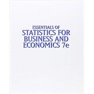 Bundle: Essentials of Statistics for Business and Economics, 7th + LMS Integrated for MindTap Business Statistics, 1 term (6 months) Printed Access Card