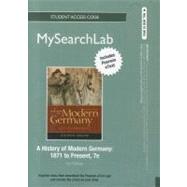 MySearchLab with Pearson eText -- Standalone Access Card -- for A History of Modern Germany 1871 to Present