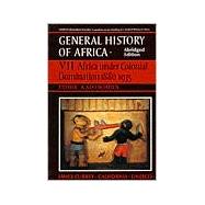 Africa Under Colonial Domination, 1880-1935