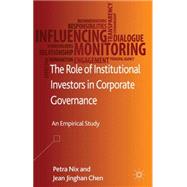 The Role of Institutional Investors in Corporate Governance