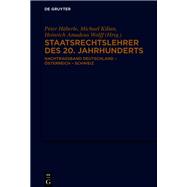 Staatsrechtslehrer des 20. Jahrhunderts