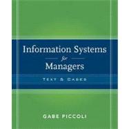 Information Systems for Managers: Texts and Cases, 1st Edition