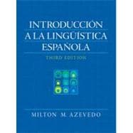 Introduccion A La Linguistica Espanola (Spanish)