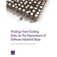 Findings from Existing Data on the Department of Defense Industrial Base