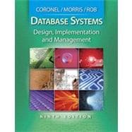 Database Systems: Design, Implementation, and Management, 9th Edition