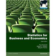 Statistics for Business and Economics: Global Edition