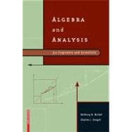 Algebra and Alalysis for Engineers and Scientists